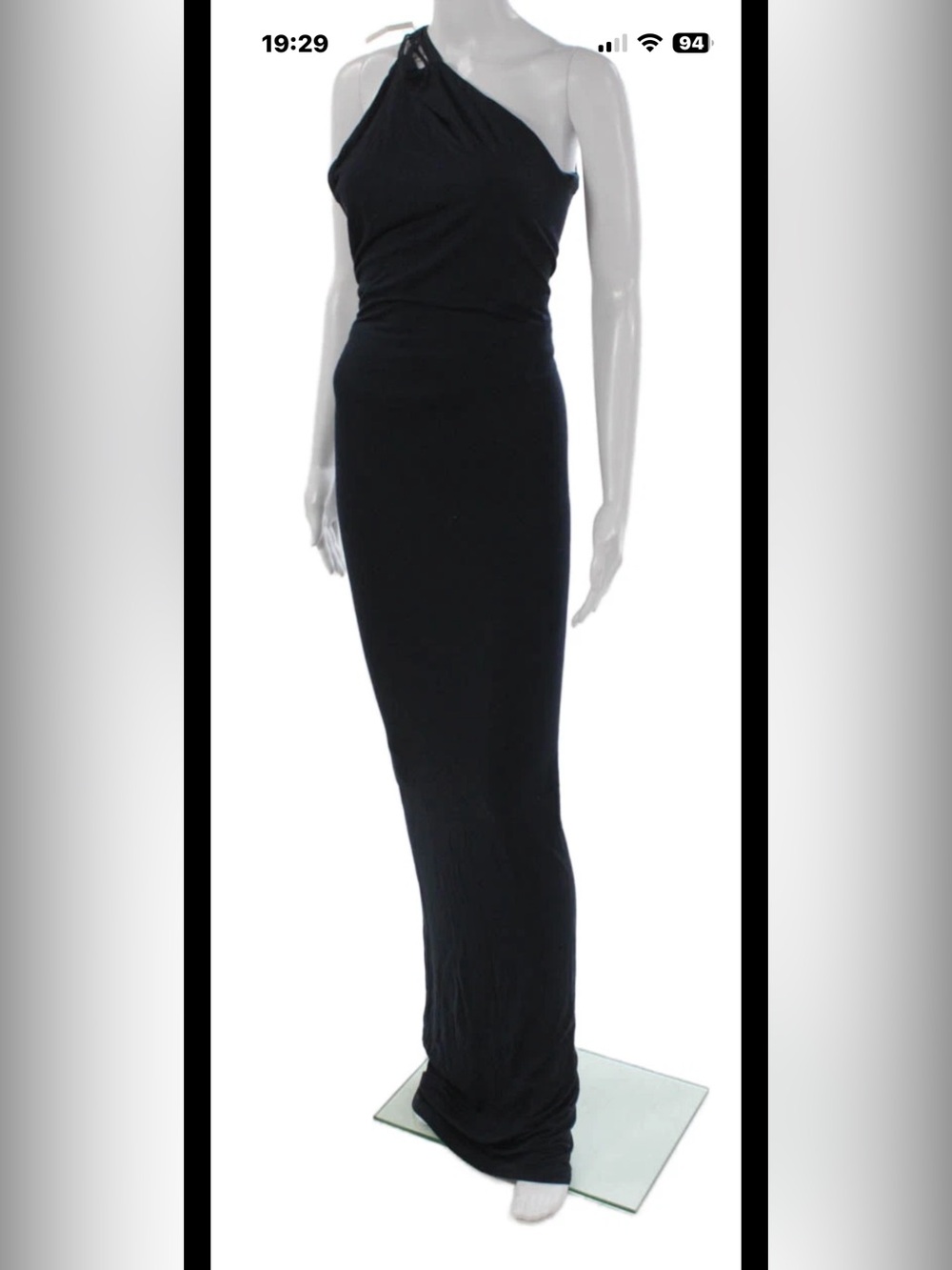 Arje Navy Blue Open Back Maxi Dress Small NWT Formal Evening Wedding Guest - Picture 6 of 9